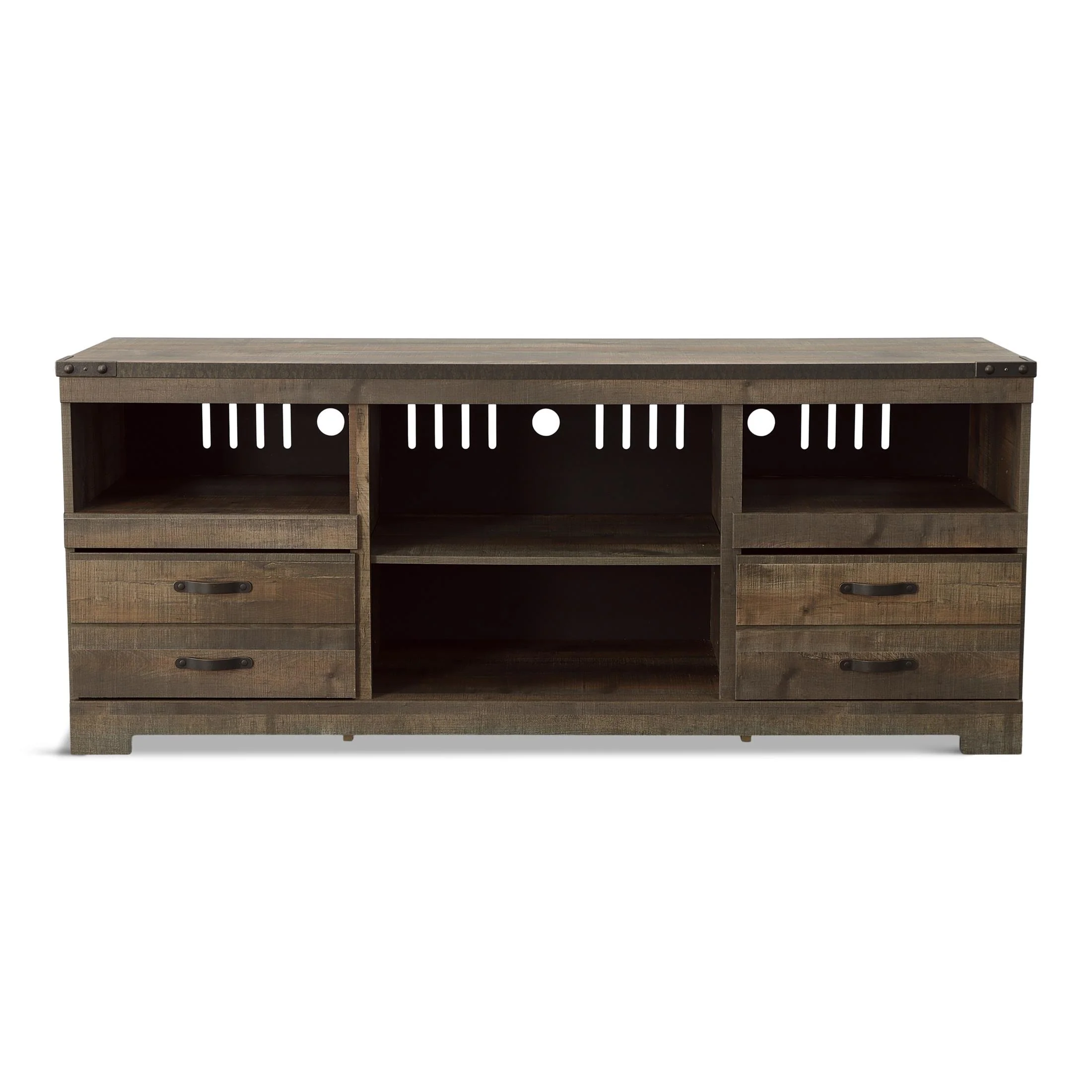 Trinell 63" TV Stand with Fireplace Option