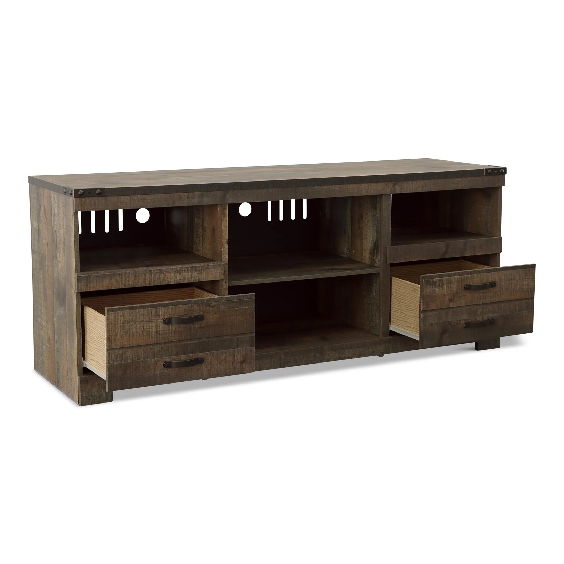 Trinell 63" TV Stand with Fireplace Option - Image 11