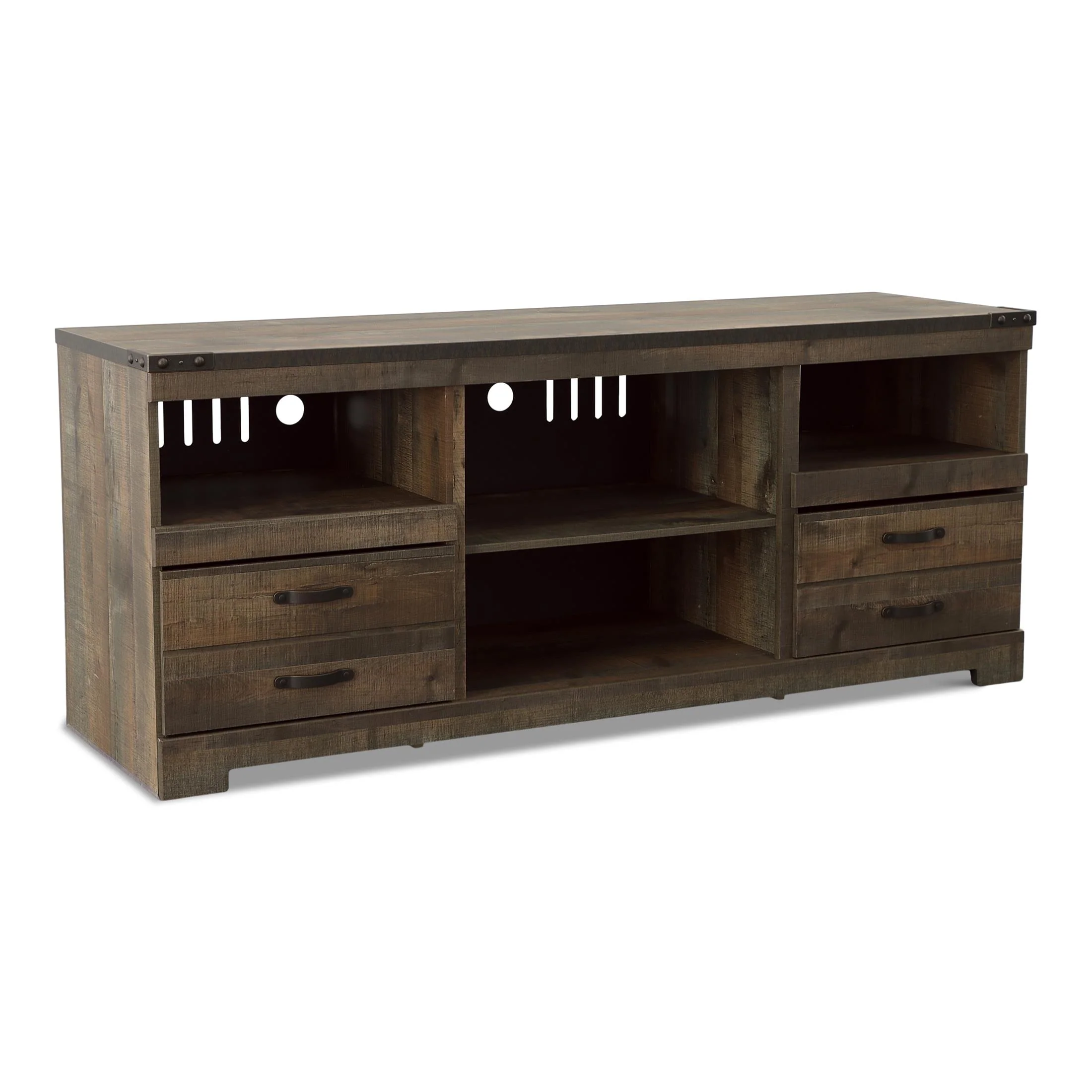 Trinell 63" TV Stand with Fireplace Option - Image 9