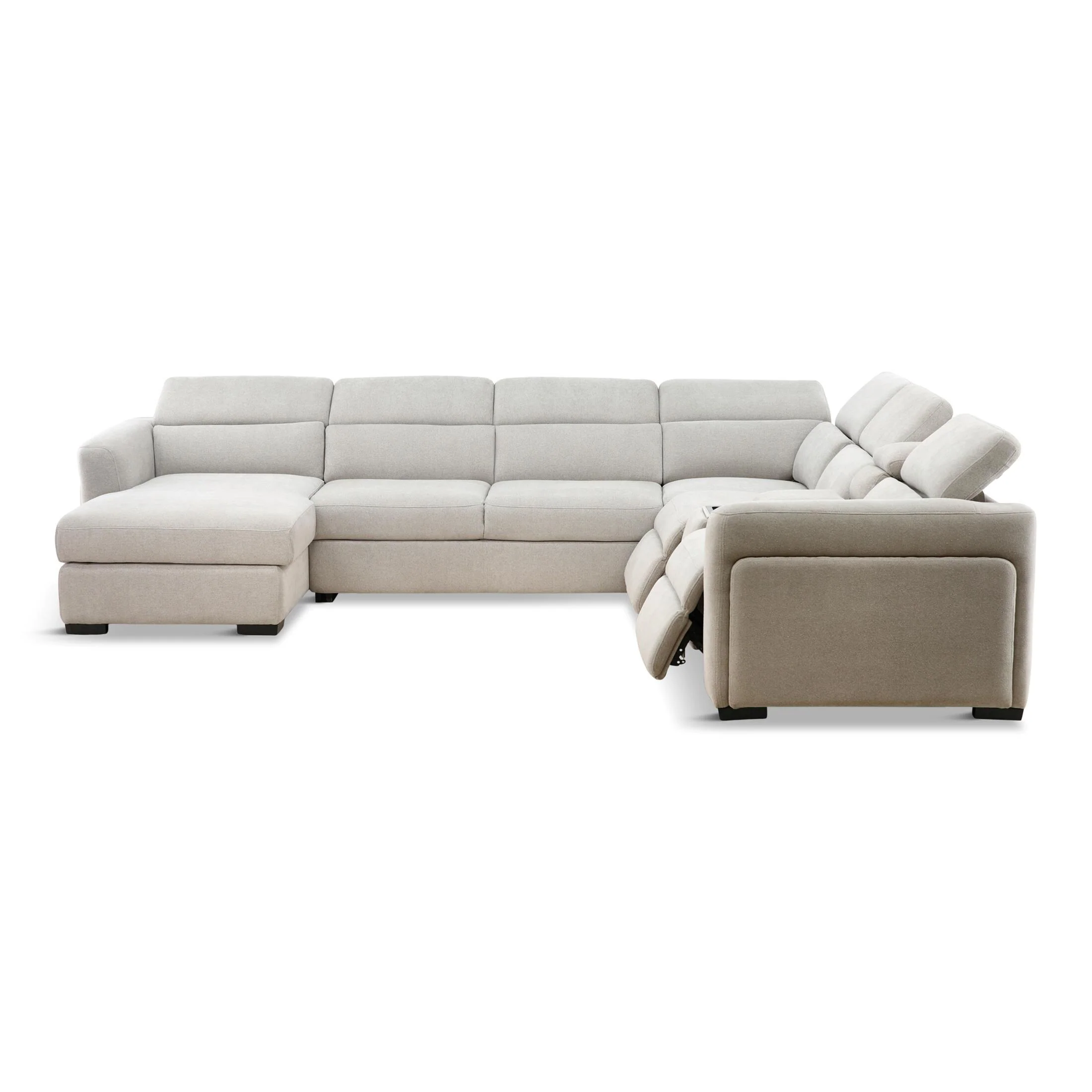 Tuscany 6-Piece Power Reclining Sleeper Sectional with Chaise - Image 11