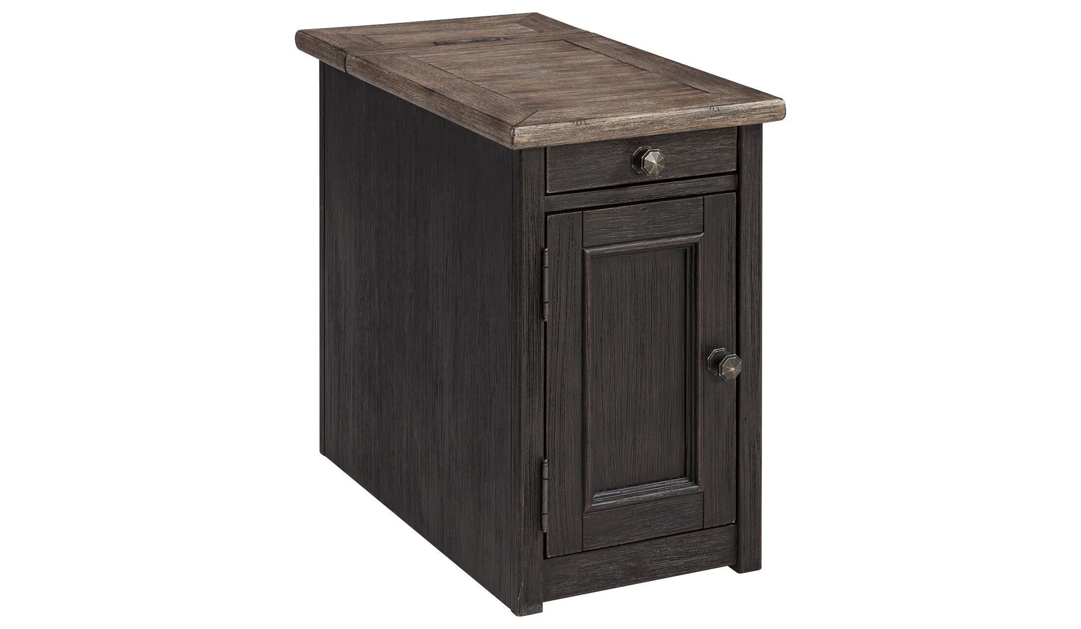 Tyler Creek Chairside End Table with USB Ports and Outlets - Image 4