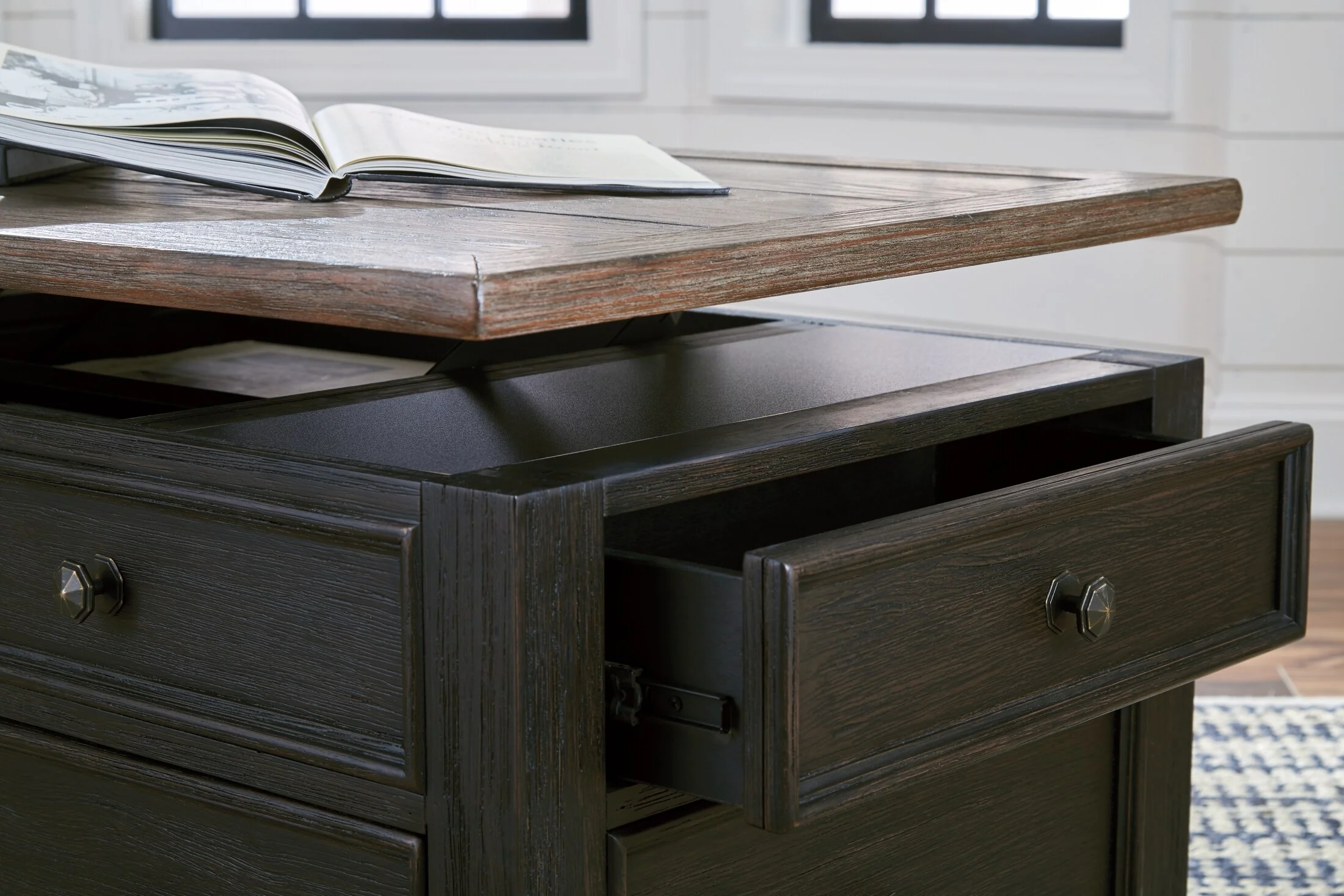 Tyler Creek Lift-Top Coffee Table - Image 4