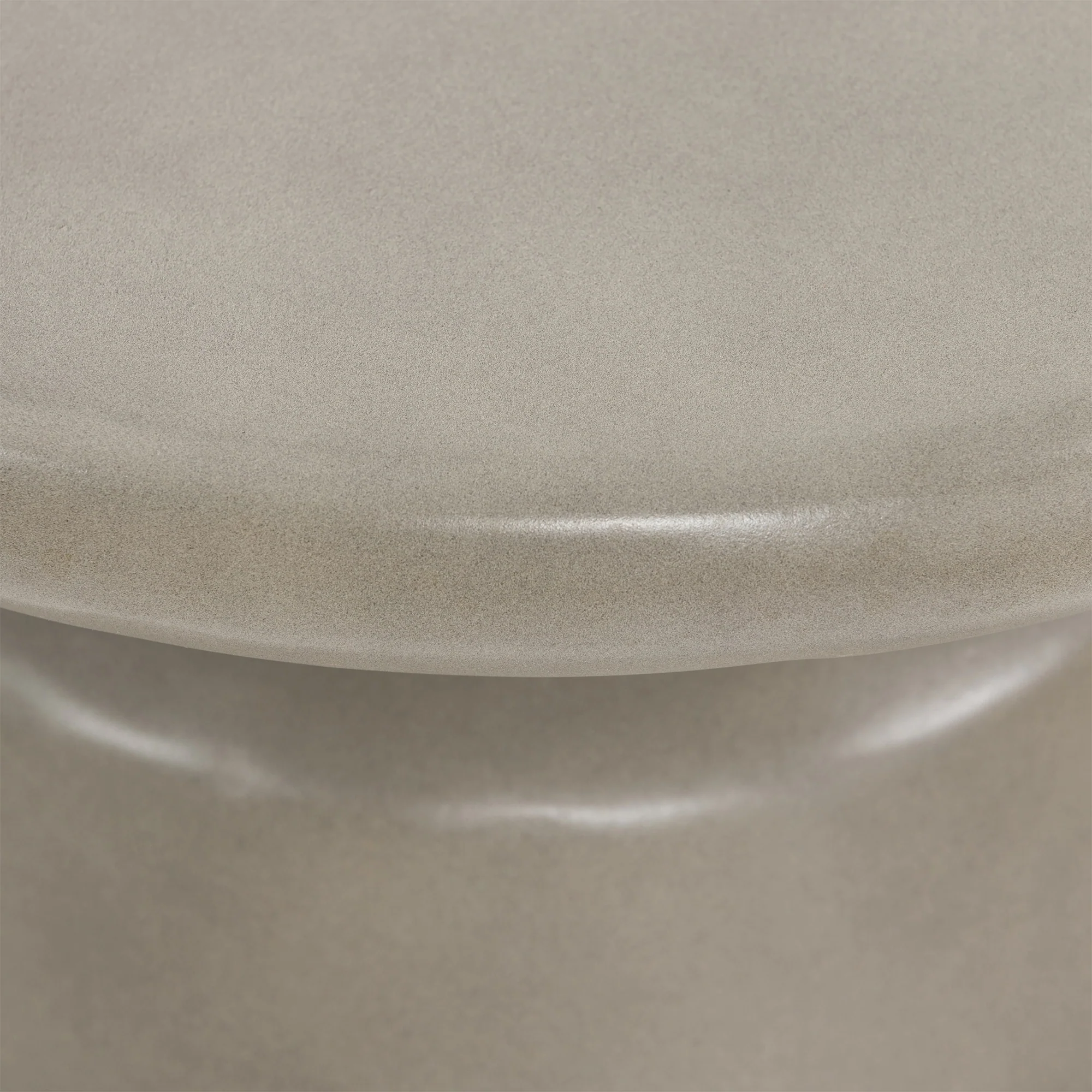 Umbre Concrete Indoor Outdoor Accent Stool End Table - Image 2
