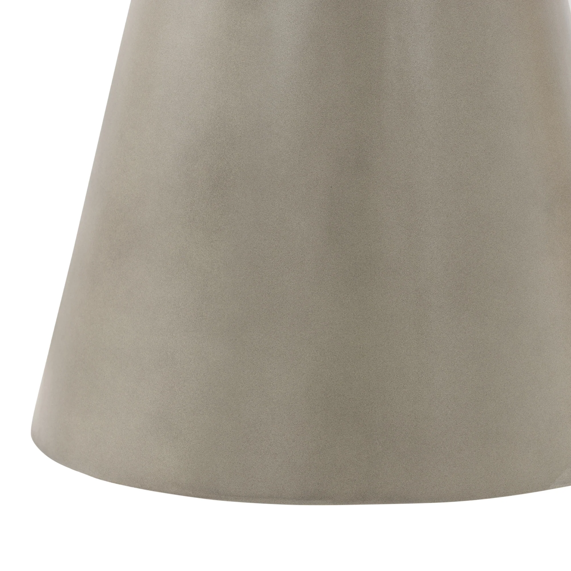 Umbre Concrete Indoor Outdoor Accent Stool End Table - Image 4