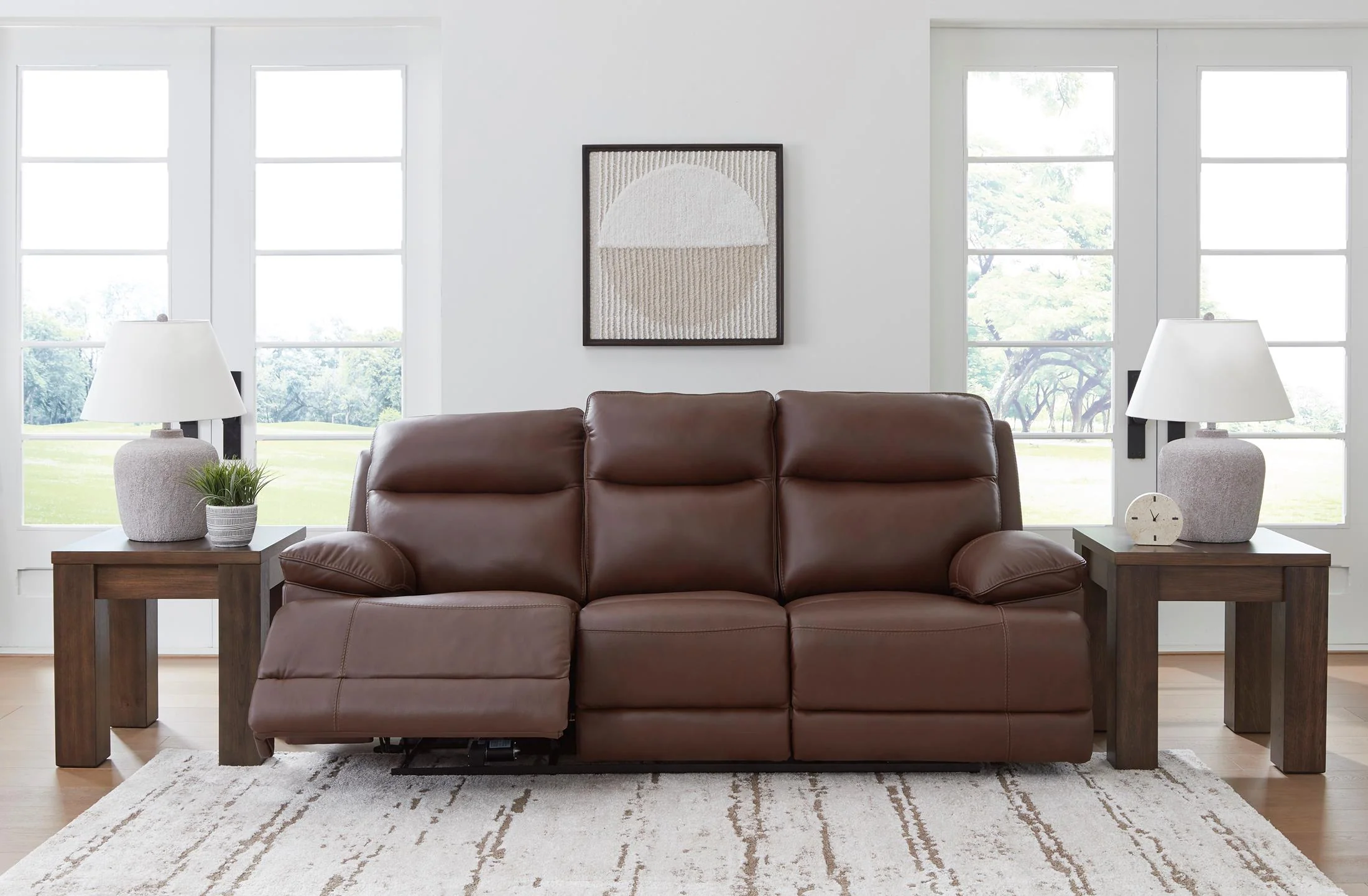 VonRyan Leather Power Reclining Sofa - Image 2