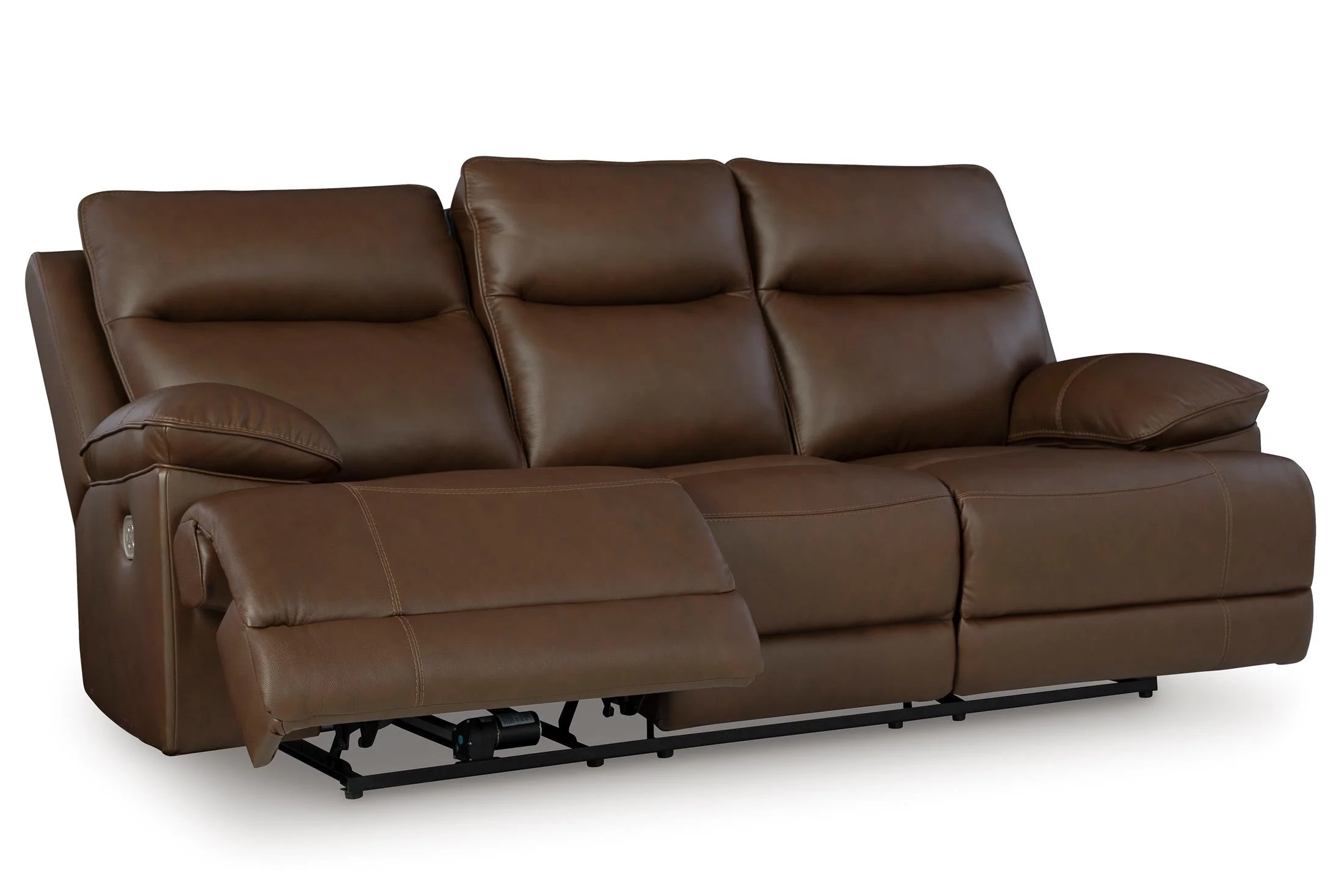 VonRyan Leather Power Reclining Sofa - Image 3