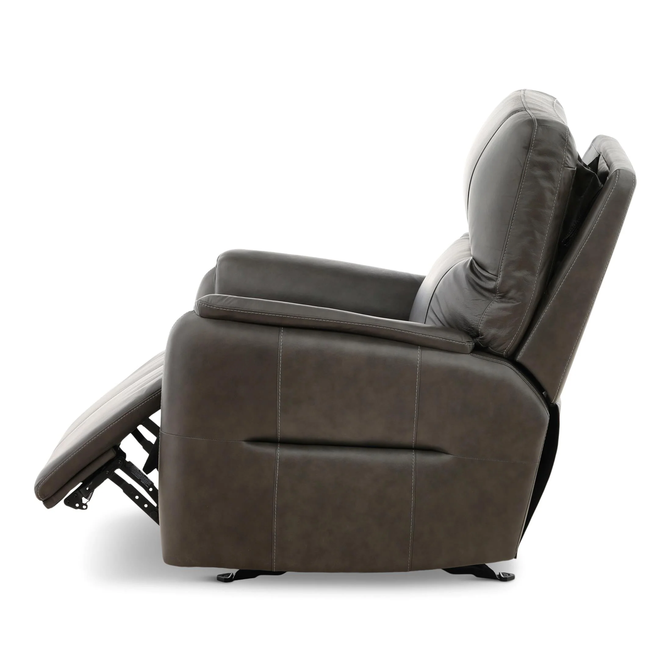 Flexsteel Walker Leather Gliding Power Recliner - Image 10