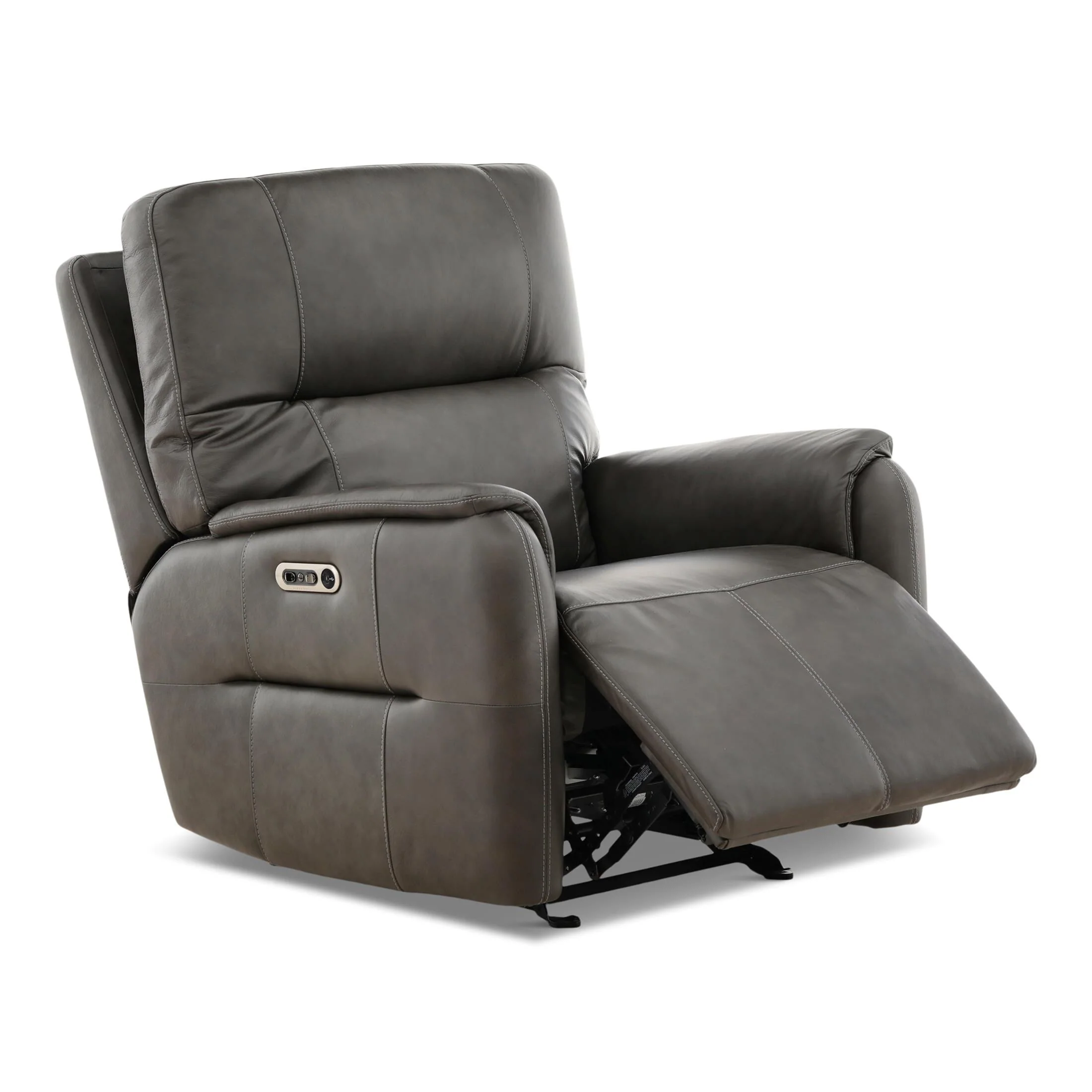 Flexsteel Walker Leather Gliding Power Recliner - Image 4