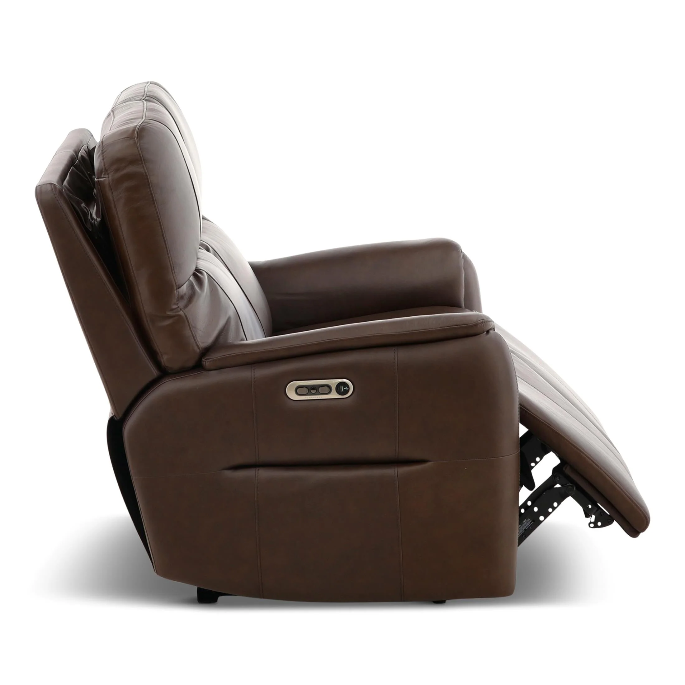 Flexsteel Walker Leather Power Reclining Loveseat - Image 11