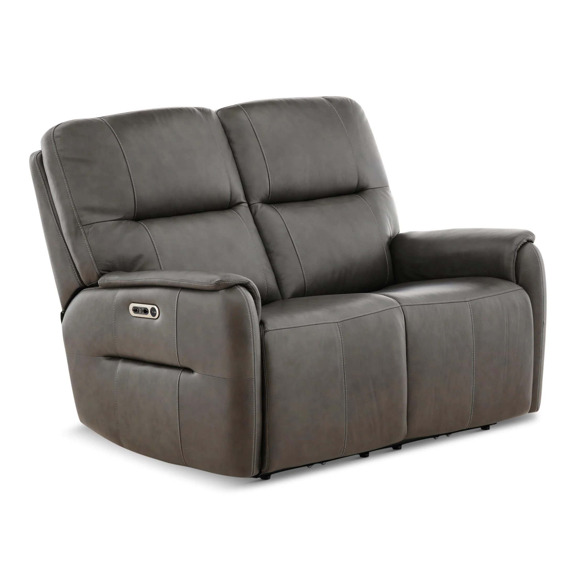 Flexsteel Walker Leather Power Reclining Loveseat - Image 18
