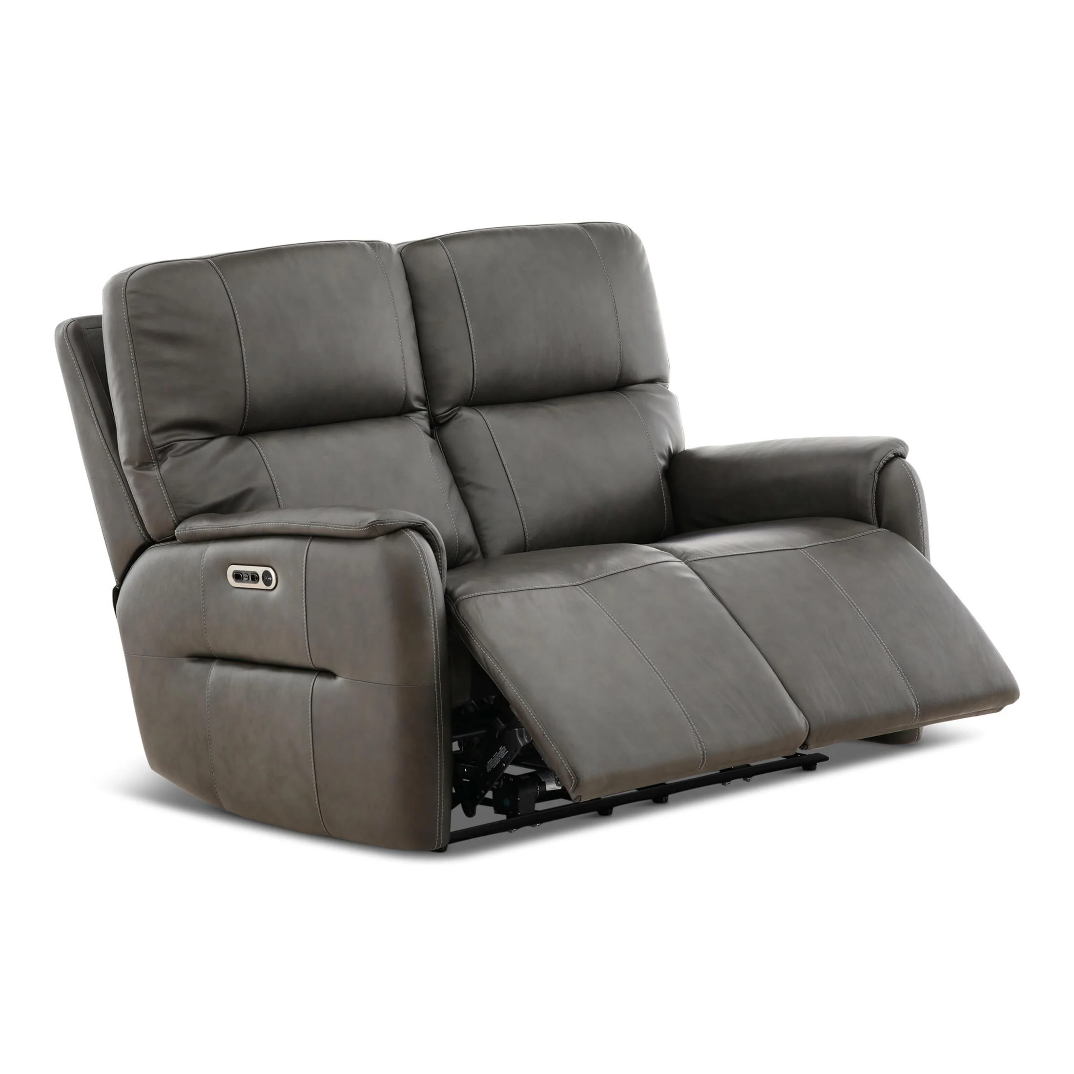 Flexsteel Walker Leather Power Reclining Loveseat - Image 19