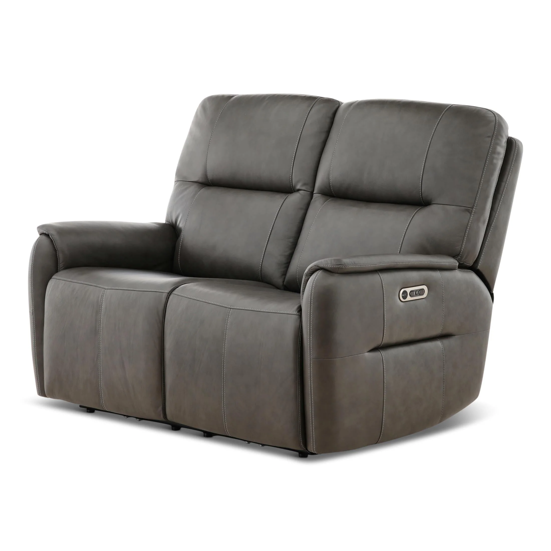 Flexsteel Walker Leather Power Reclining Loveseat - Image 20