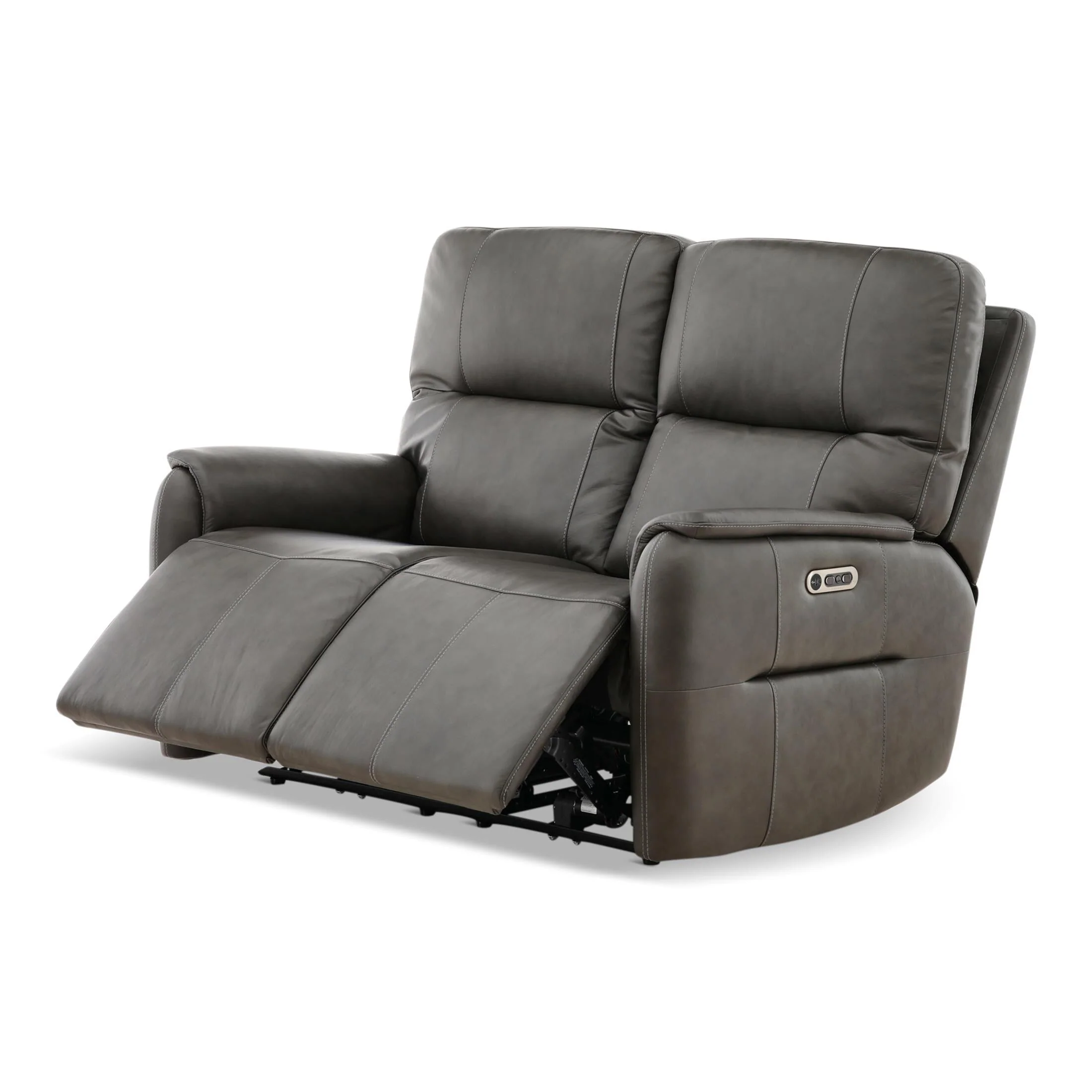 Flexsteel Walker Leather Power Reclining Loveseat - Image 21