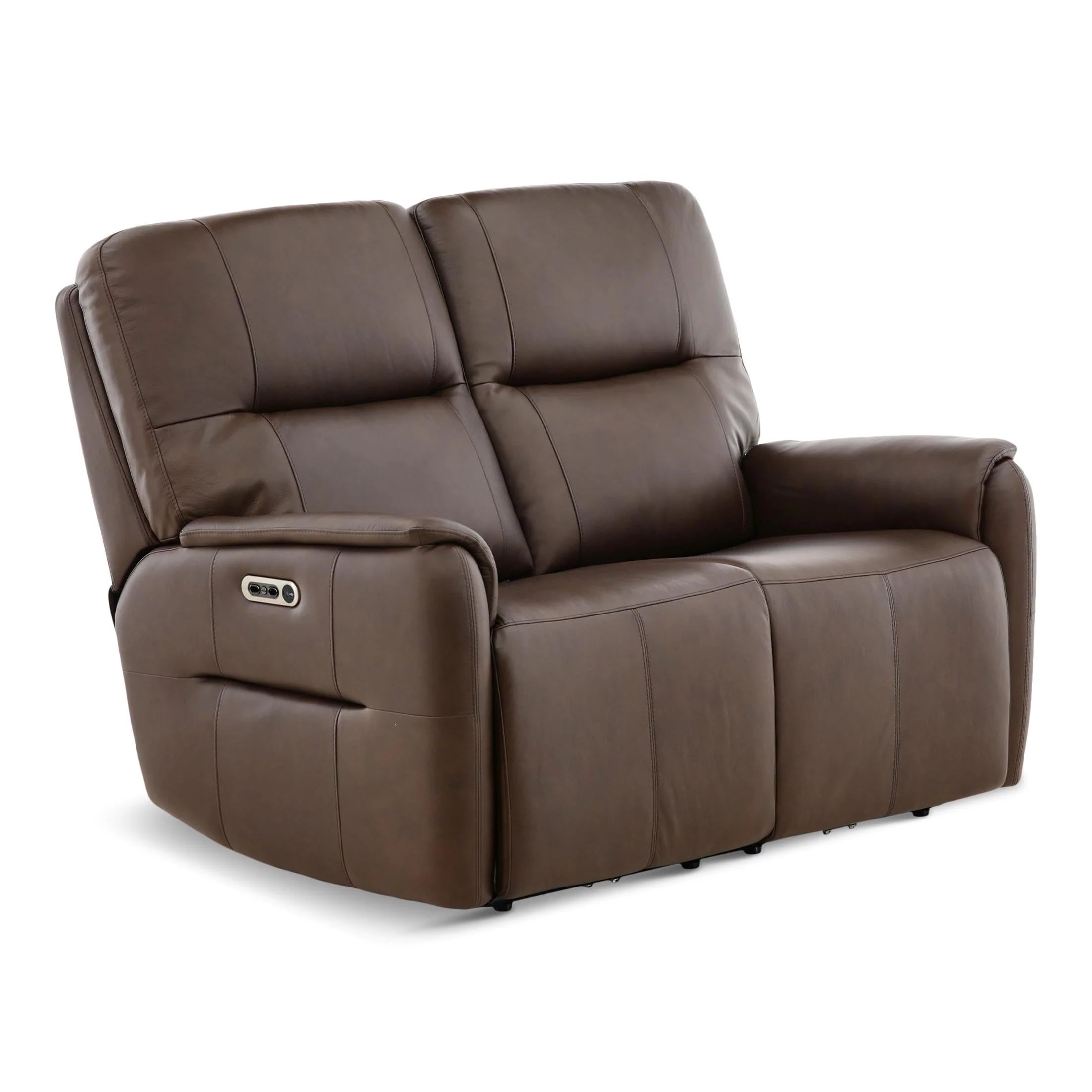 Flexsteel Walker Leather Power Reclining Loveseat - Image 6