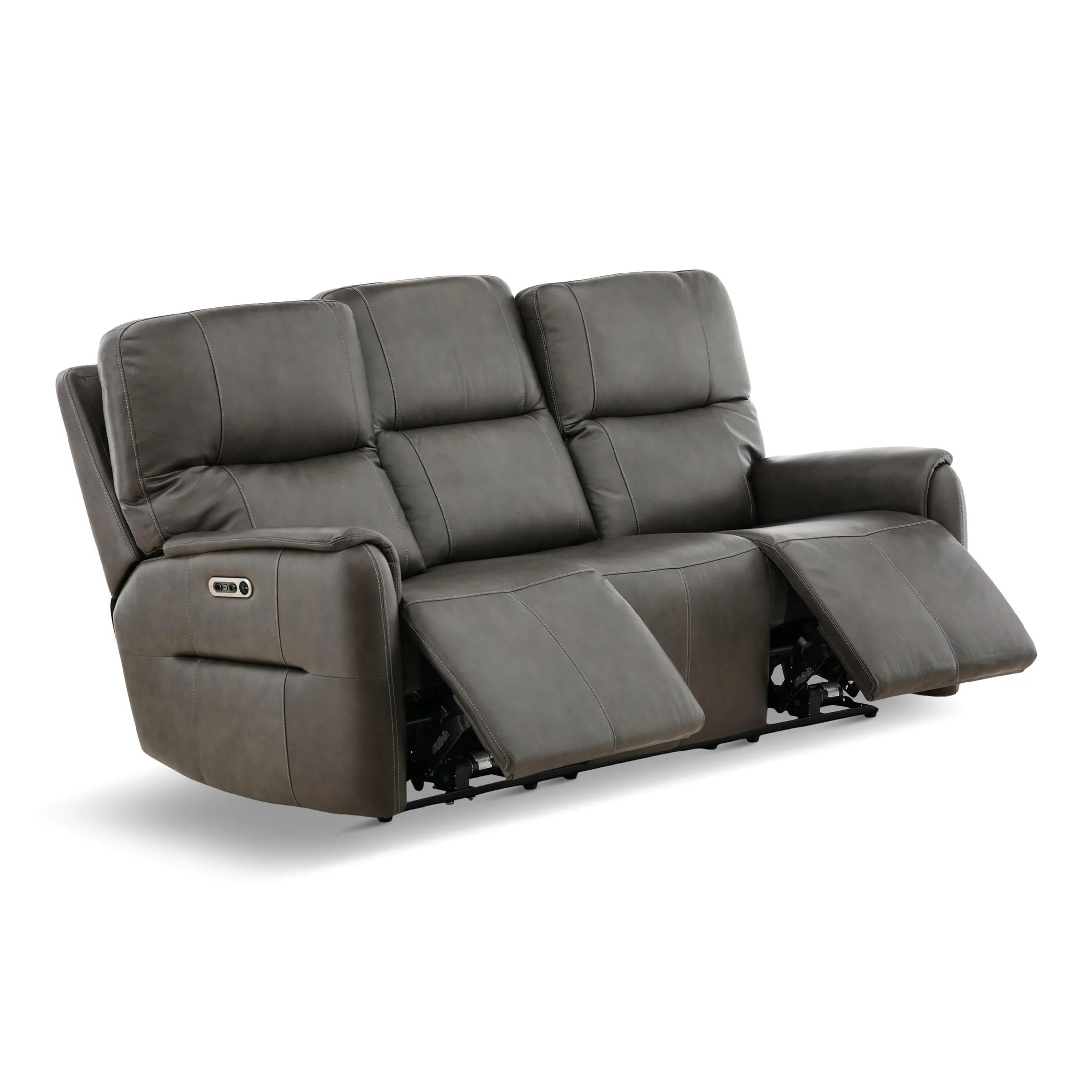 Flexsteel Walker Leather Power Reclining Sofa - Image 15