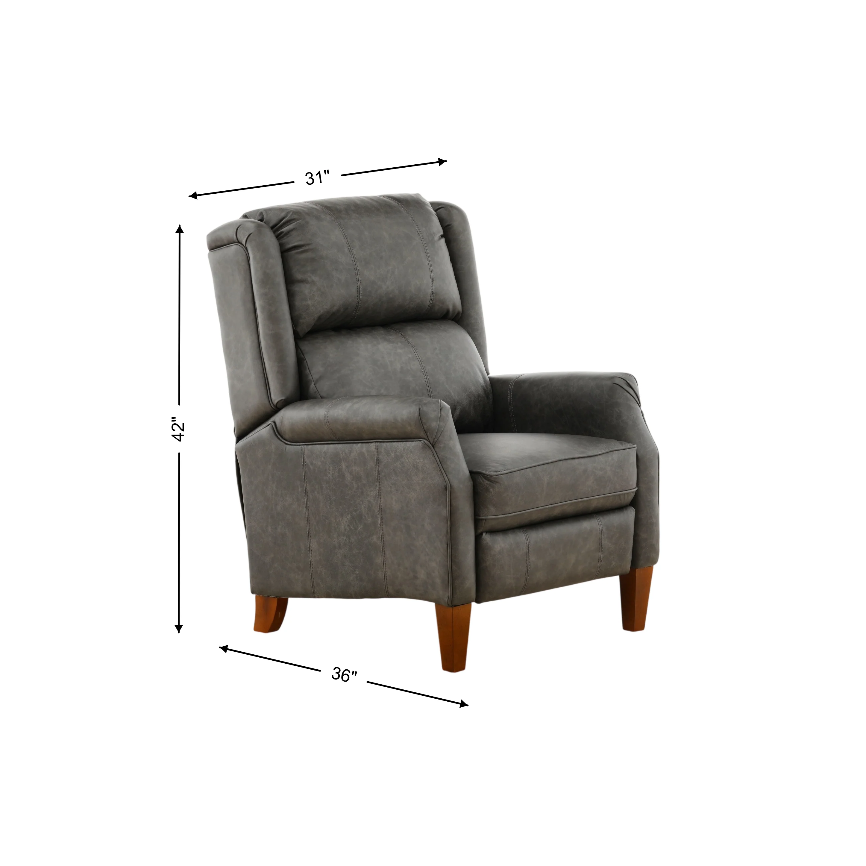 Wentworth Leather Push Back Recliner - Image 3