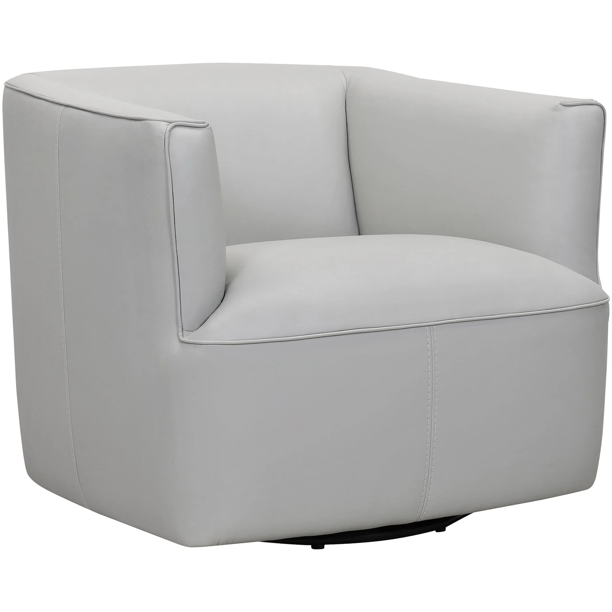 Whitney Leather Swivel Chair - Image 2