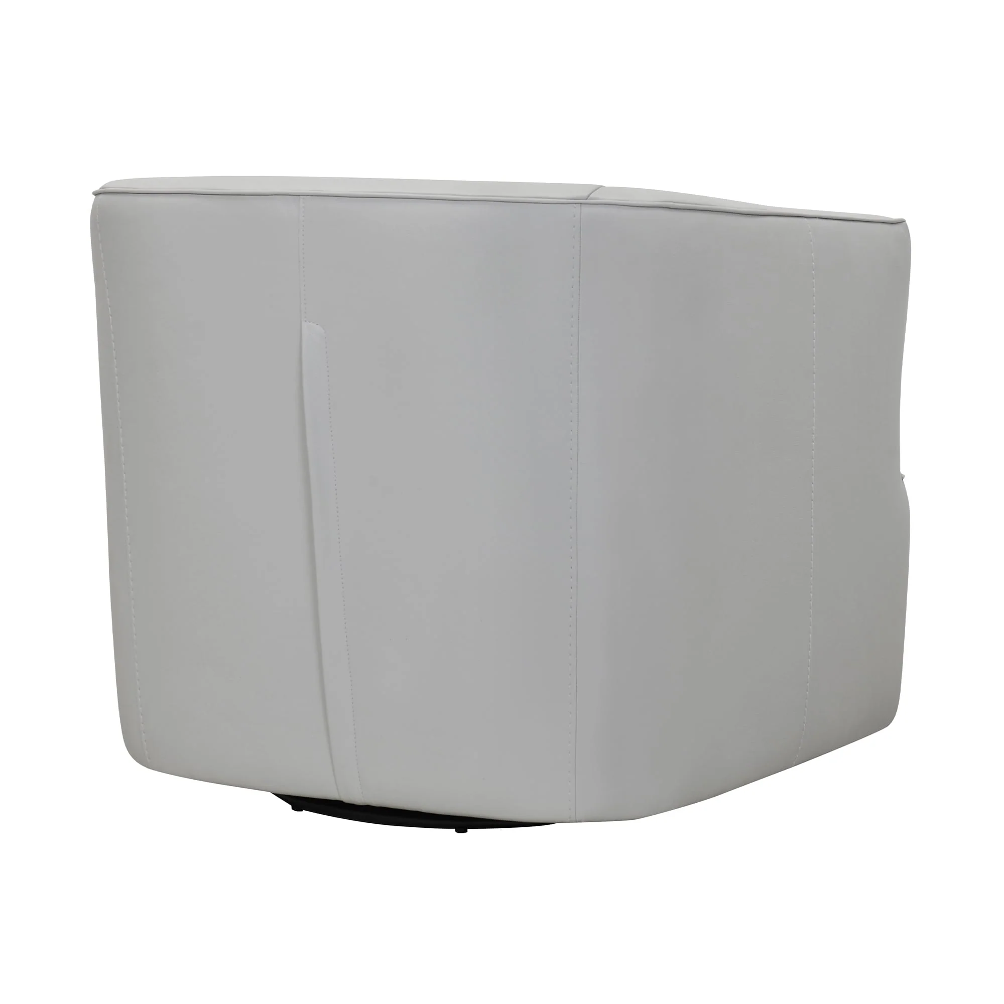 Whitney Leather Swivel Chair - Image 3
