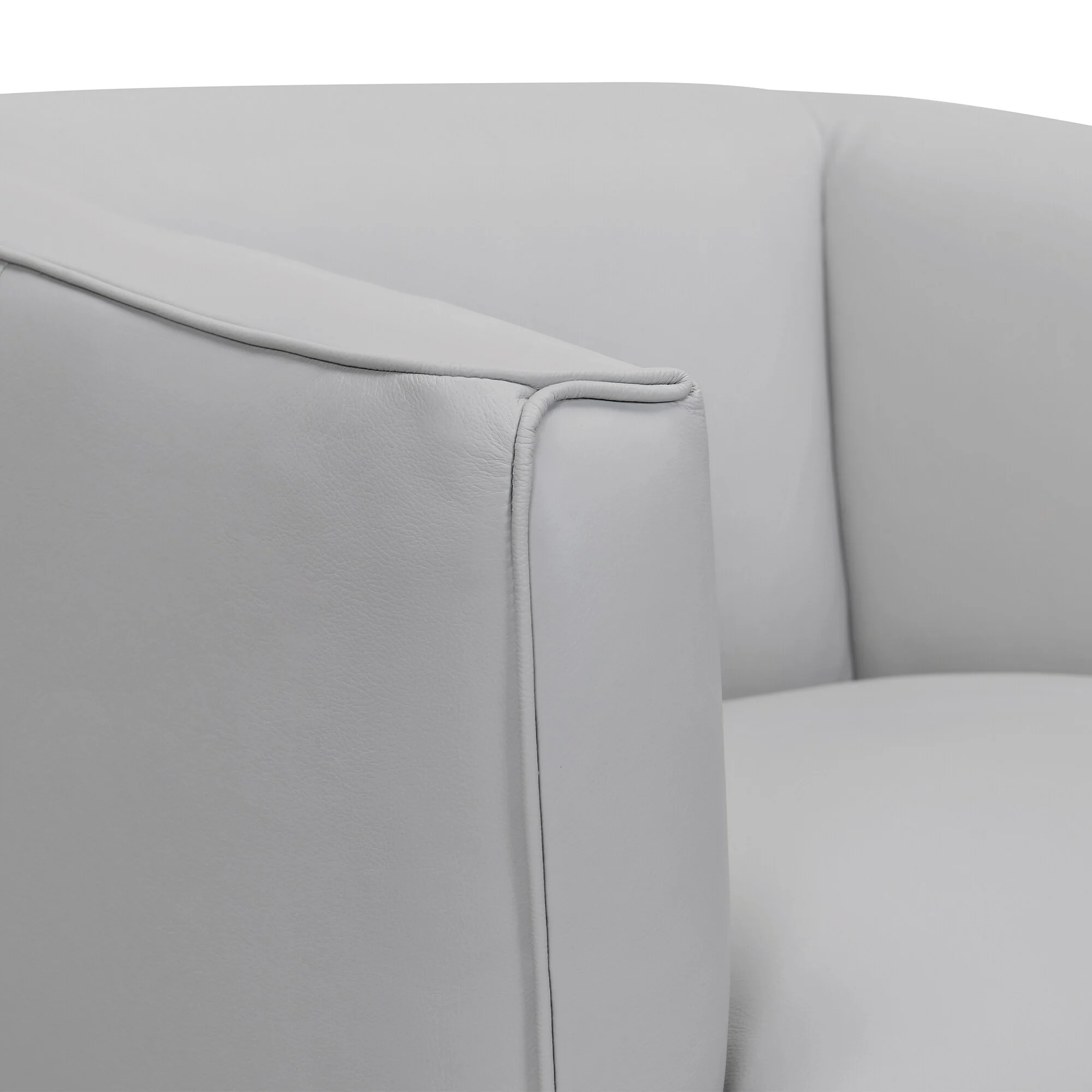 Whitney Leather Swivel Chair - Image 4