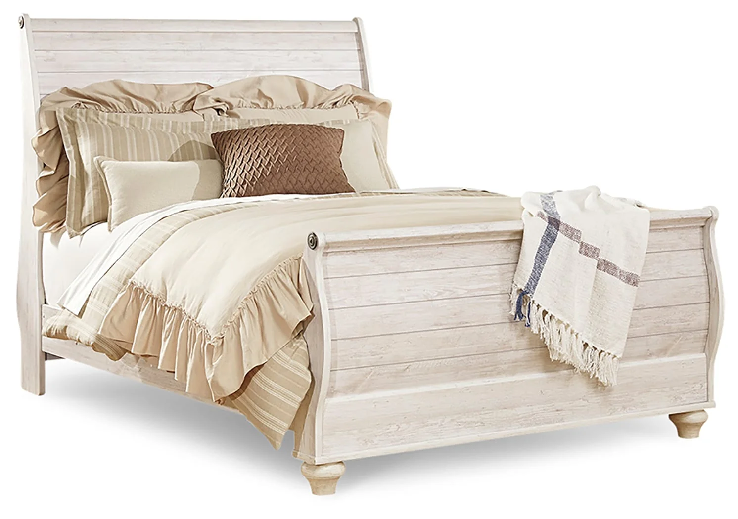 Willowton Sleigh Bed