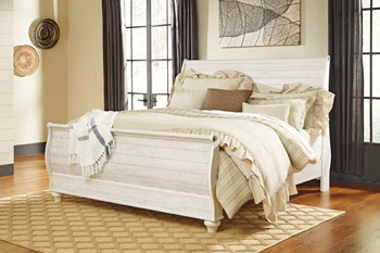 Willowton Sleigh Bed - Image 4