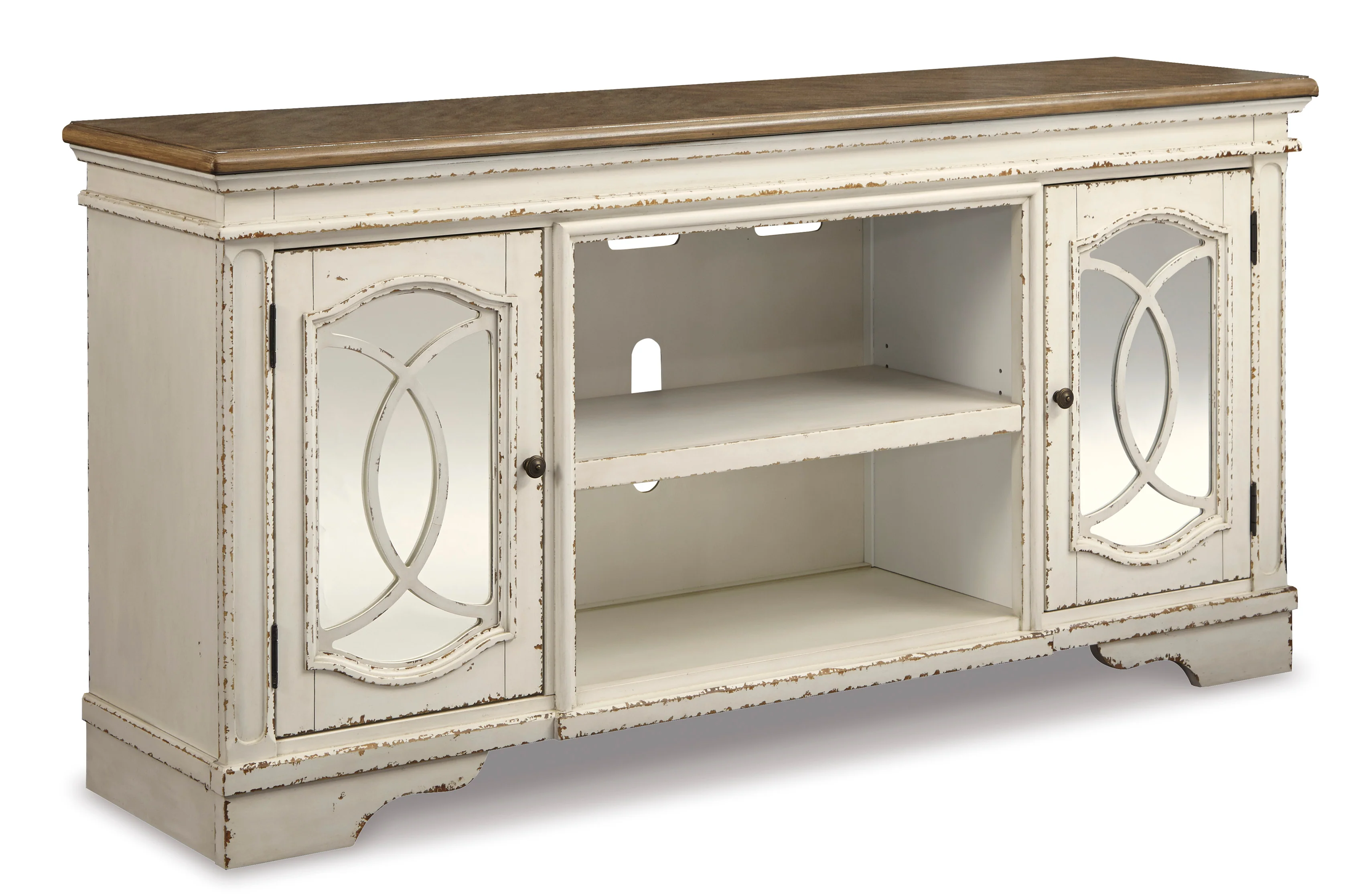 Realyn XL TV Stand with Fireplace Option - Image 3