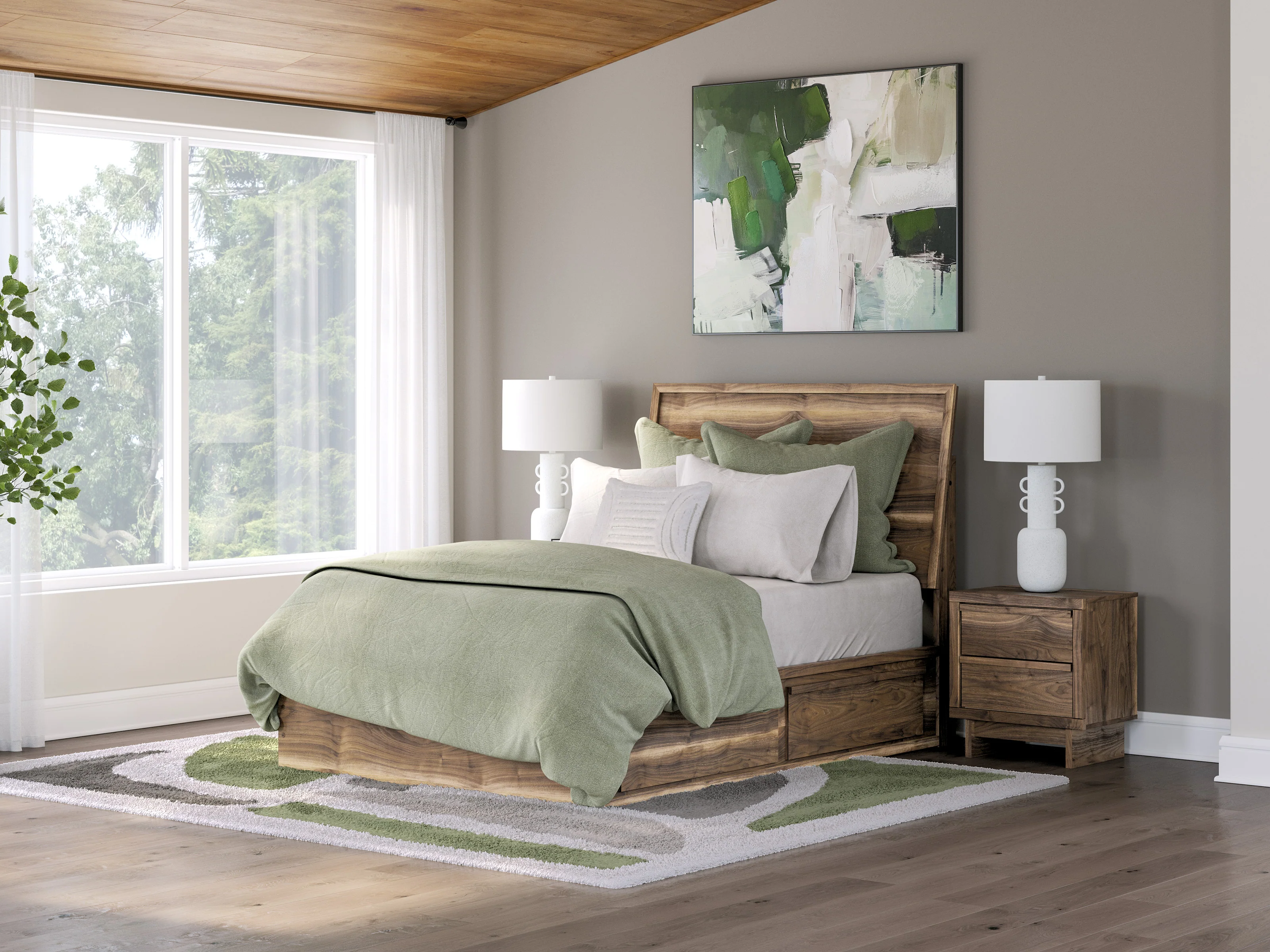 Zadilyn Panel Bed with Double Side Storage - Image 13